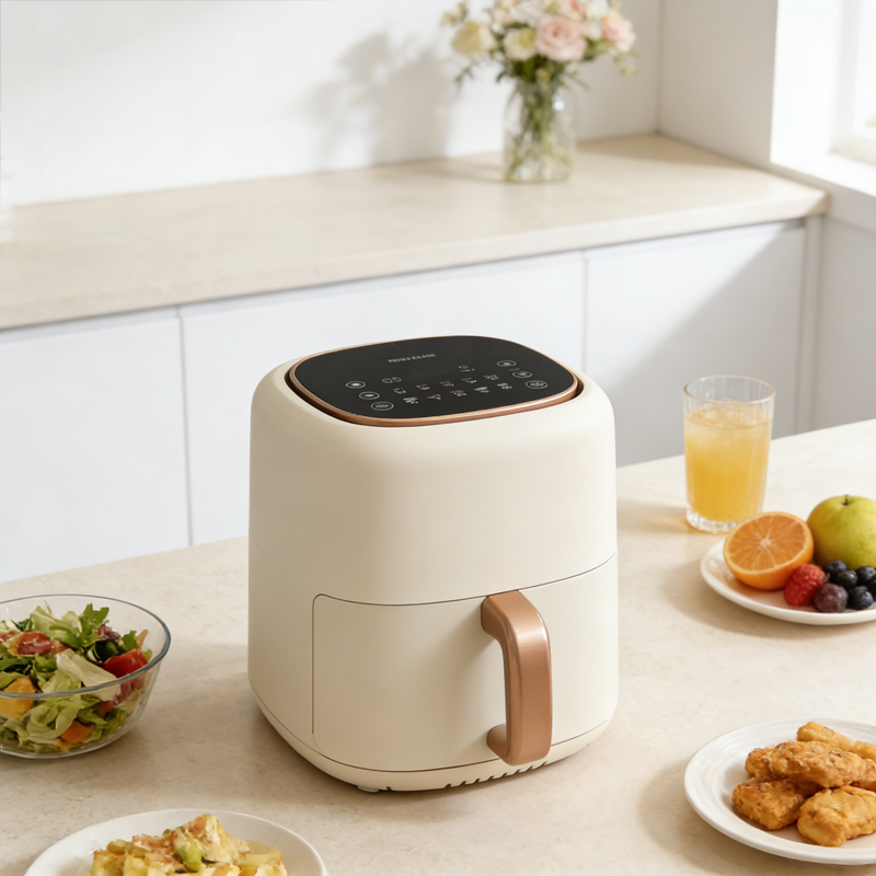 Square Modern Electric Touch Screen Air Fryer