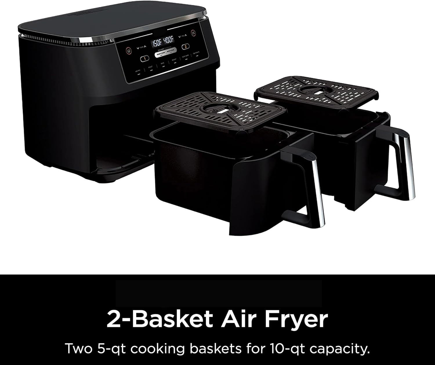 Electric Smart Dual Basket Air-fryer