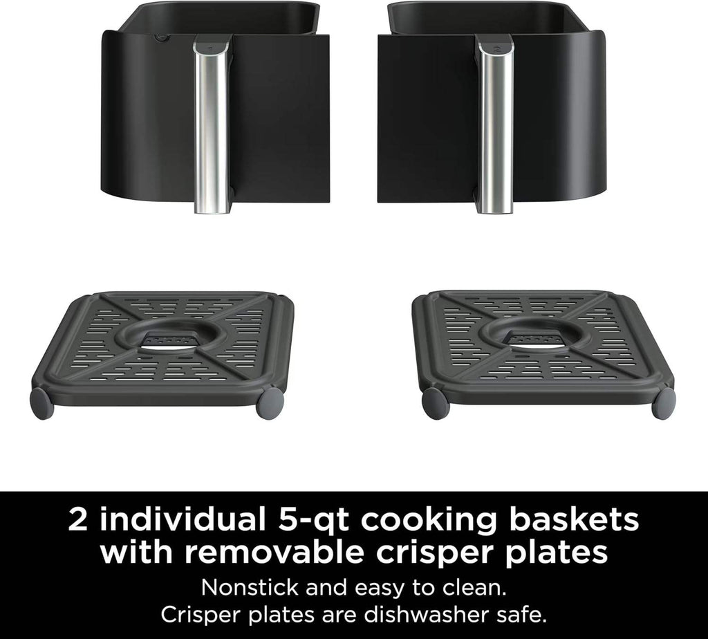 Electric Smart Dual Basket Air-fryer