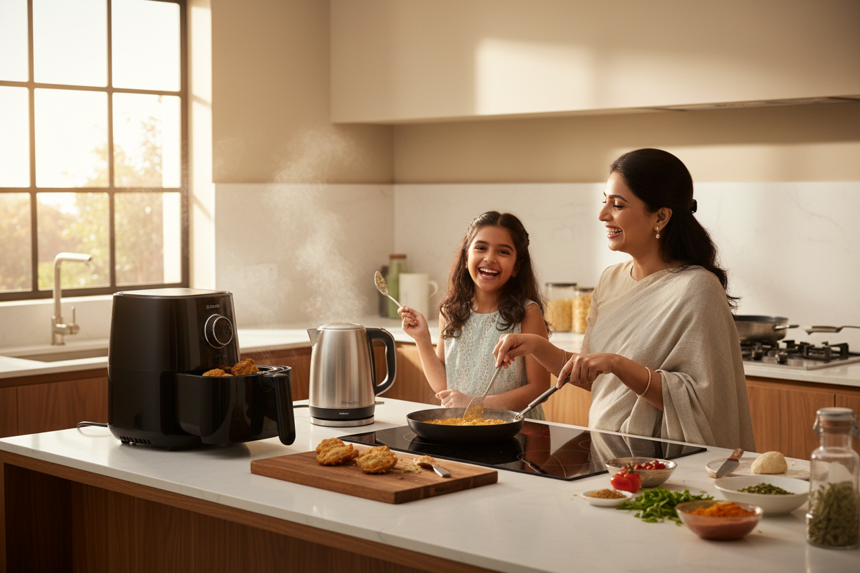 Family Cooking Together